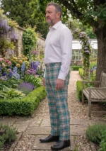Dunn Tartan Trouser Left