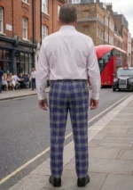 Edwards Tartan Trouser Back