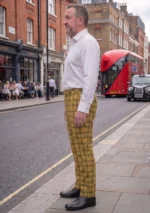 Exploration of Titan Tartan Trouser Left