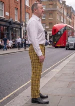 Exploration of Titan Tartan Trouser Right