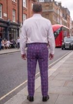 Gilmour Tartan Trouser Back