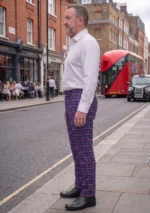 Gilmour Tartan Trouser Left