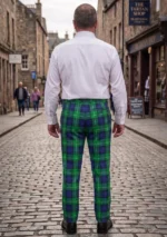 Hand Made Abercrombie Tartan Trouser Back