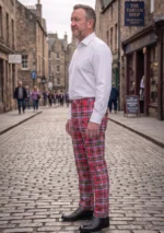 Hand Made Aberdeen Tartan Trouser Left