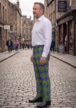 Hand Made Adams Tartan Trouser Left