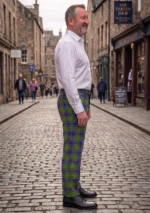 Hand Made Adams Tartan Trouser Right