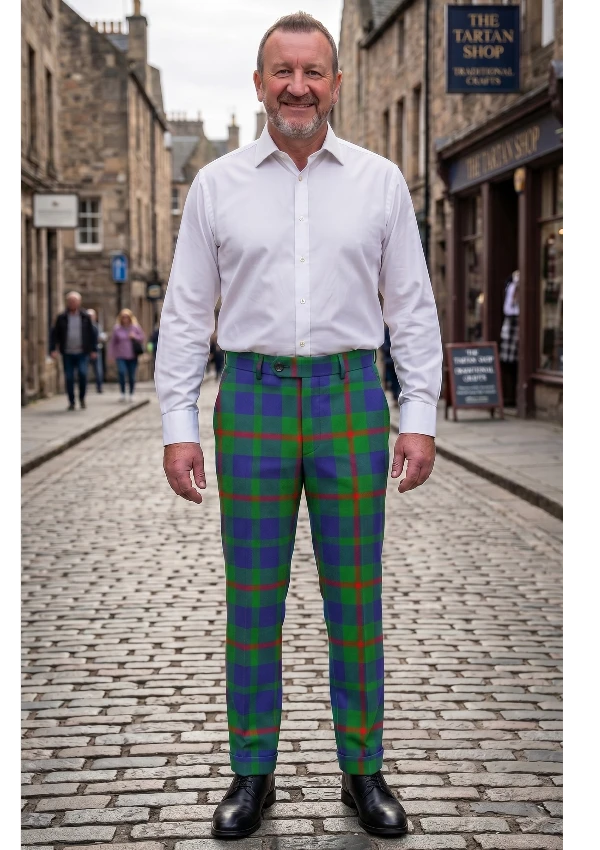 Hand Made Agnew Tartan Trouser