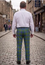 Hand Made Agnew Tartan Trouser Back