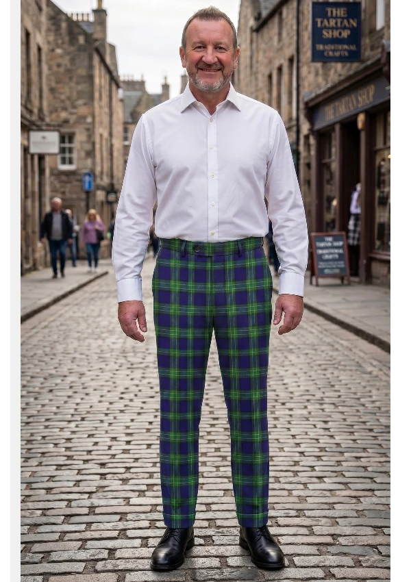 Hand Made Allen Tartan Trouser