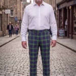 Hand Made Allen Tartan Trouser