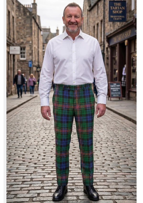 Hand Made Allison Tartan Trouser
