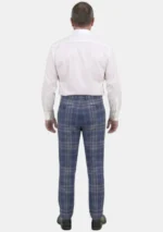 Hand Made Arran Mist Tartan Trouser Men Back