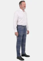 Hand Made Arran Mist Tartan Trouser Men Right