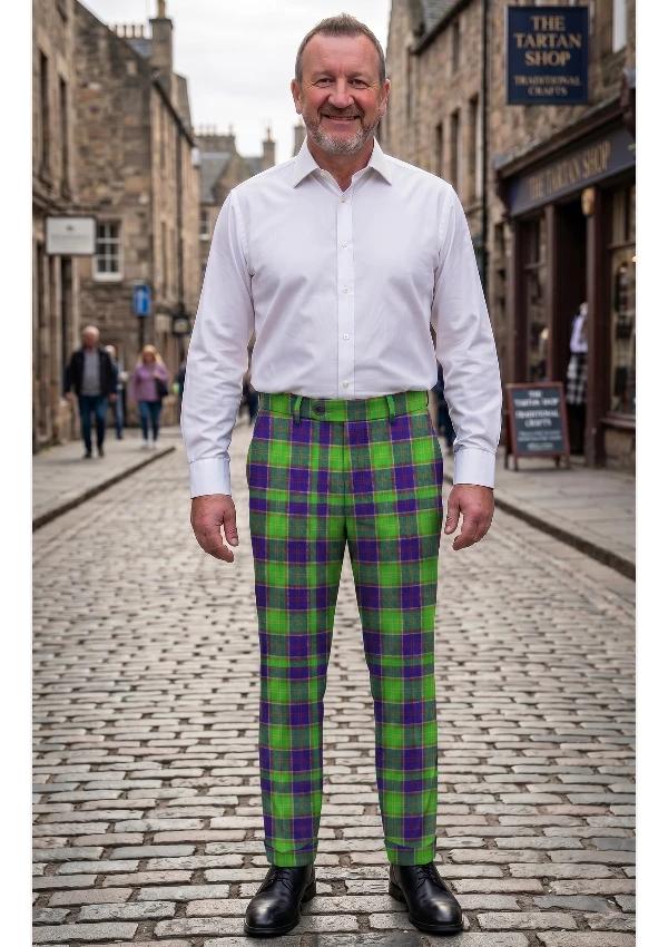 Hand Made Ayrshire Tartan Trouser