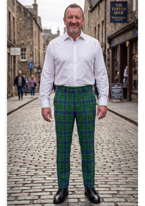 Hand Made Bailey Tartan Trouser