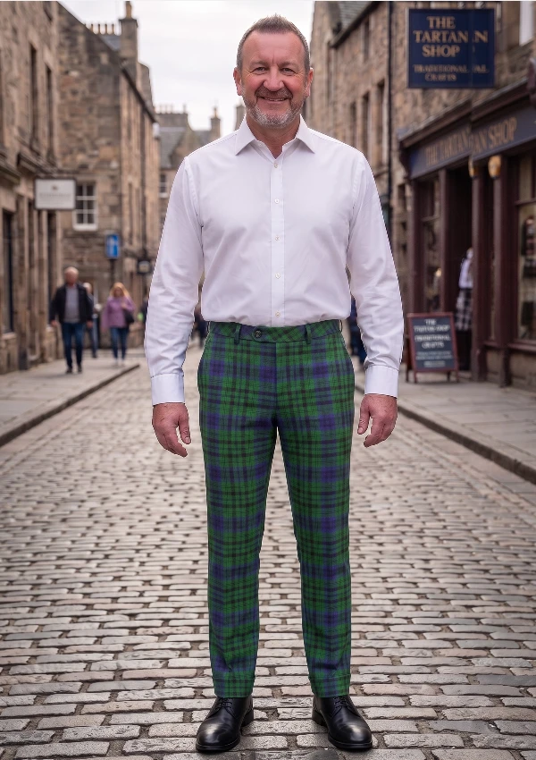 Hand Made Bailey Tartan Trouser