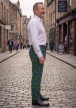 Hand Made Bailey Tartan Trouser Right
