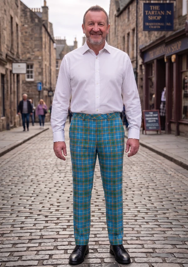 Hand Made Bains of Caithness Tartan Trouser (1)
