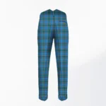 Hand Made Bains of Caithness Tartan Trouser Back