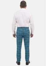 Hand Made Bains of Caithness Tartan Trouser Men Back