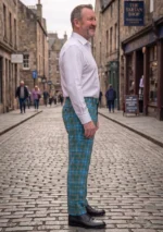 Hand Made Bains of Caithness Tartan Trouser Right