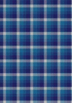 Hand Made Bannockbane Light Blue Tartan Fabric