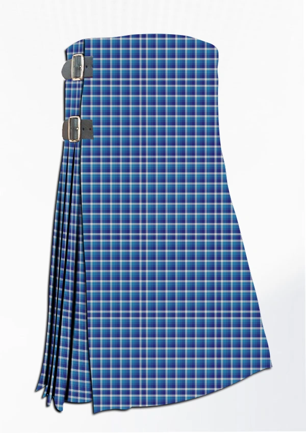 Hand Made Bannockbane Light Blue Tartan Kilt