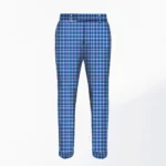 Hand Made Bannockbane Light Blue Tartan Trouser