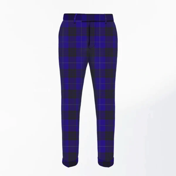 Hand Made Blue Spirit Tartan Trouser