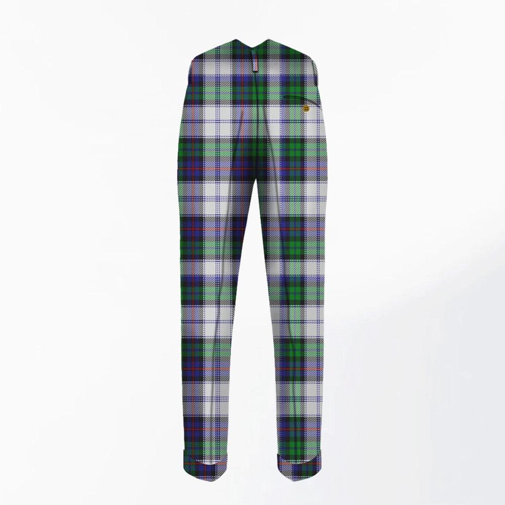 Hand Made Campbell of Cawdor Dress Tartan Trouser Back Hand Made Campbell of Cawdor Dress Tartan Trouser Back