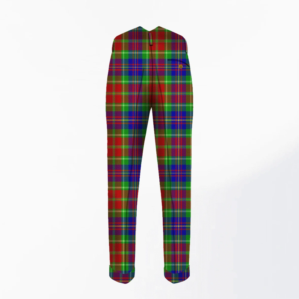 Hand Made Carr Tartan Trouser Back Hand Made Carr Tartan Trouser Back