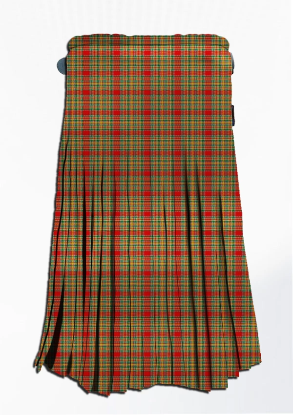 Hand Made Chattan Tartan Kilt Back Hand Made Chattan Tartan Kilt Back