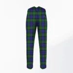 Hand Made Dundas Tartan Trouser Back