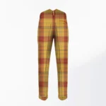 Hand Made Glen Affric Tartan Trouser Back