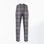 Hand Made Harris Mist Tartan Trouser Back