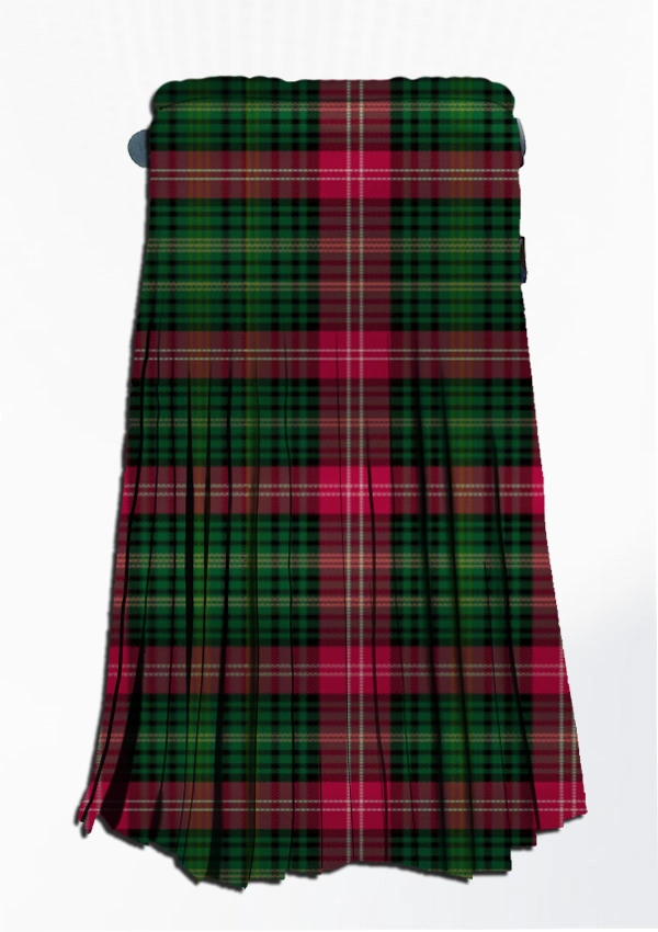 Hand Made Iona Tartan Kilt Back Hand Made Iona Tartan Kilt Back