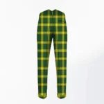 Hand Made Jamaican National Tartan Trouser Back