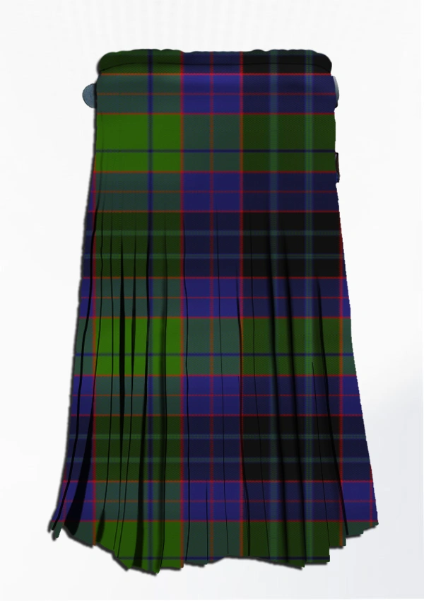 Hand Made Lumsden Hunting Tartan Kilt Back Hand Made Lumsden Hunting Tartan Kilt Back