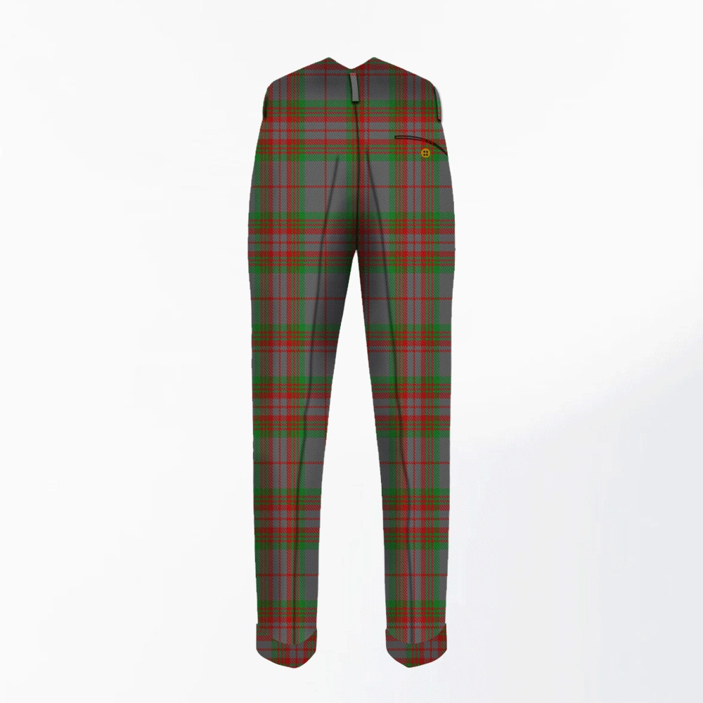 Hand Made Modern Robertson Tartan Trouser Back Hand Made Modern Robertson Tartan Trouser Back