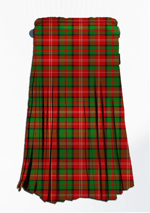 Hand Made Nisbet Tartan Kilt Back Hand Made Nisbet Tartan Kilt Back