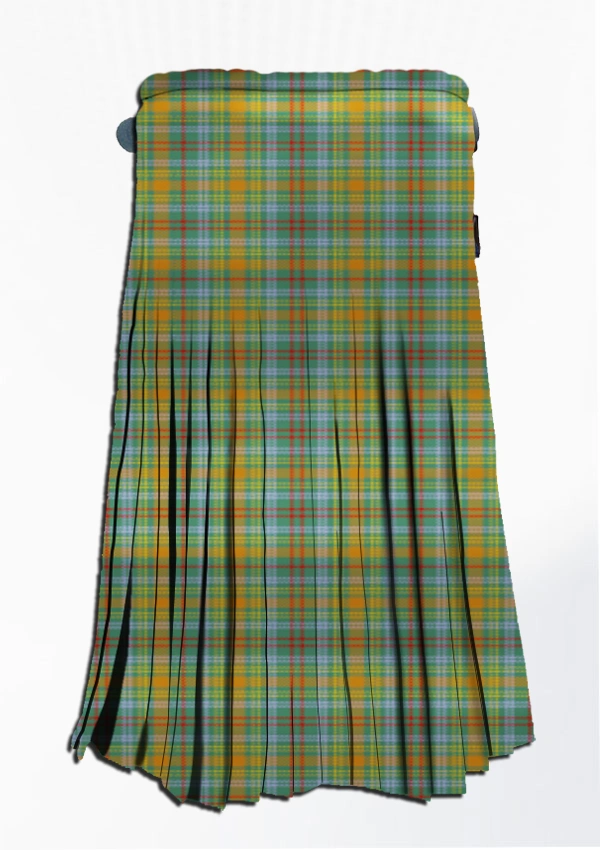 Hand Made O'Brien Tartan Kilt Back Hand Made O'Brien Tartan Kilt Back