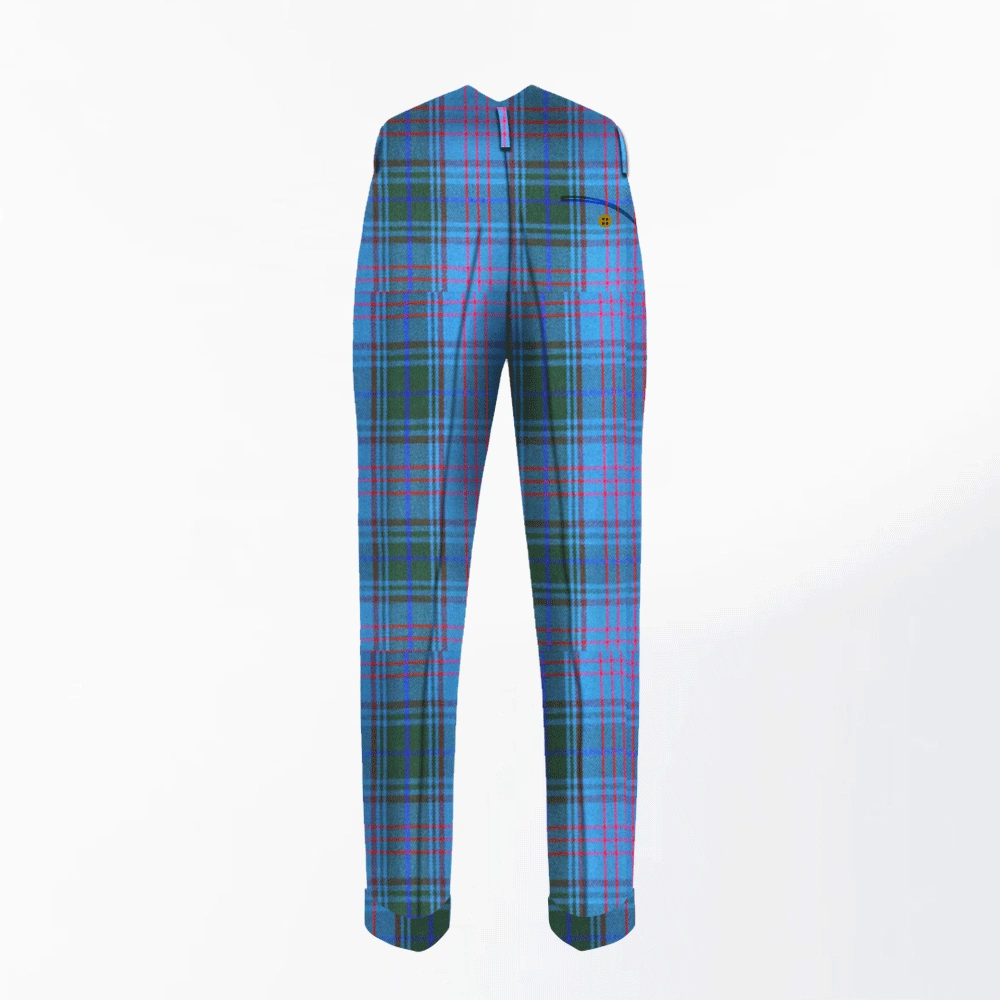 Hand Made O'donnell Tartan Trouser Back Hand Made O'donnell Tartan Trouser Back