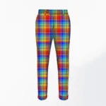 Hand Made Rainbow Tartan Trouser