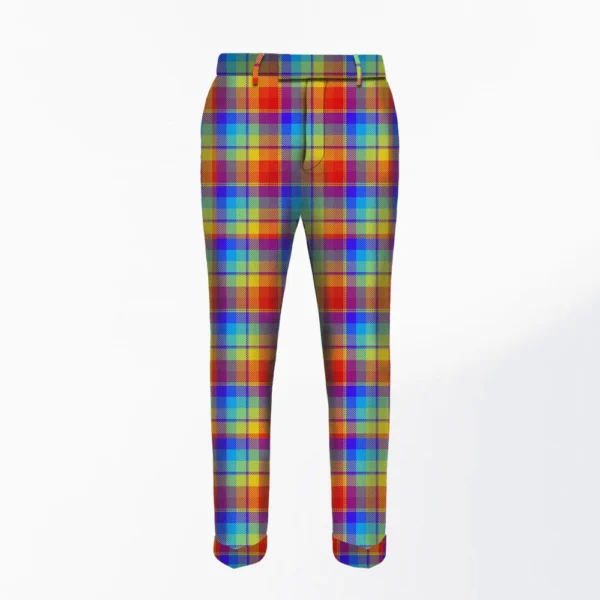 Hand Made Rainbow Tartan Trouser