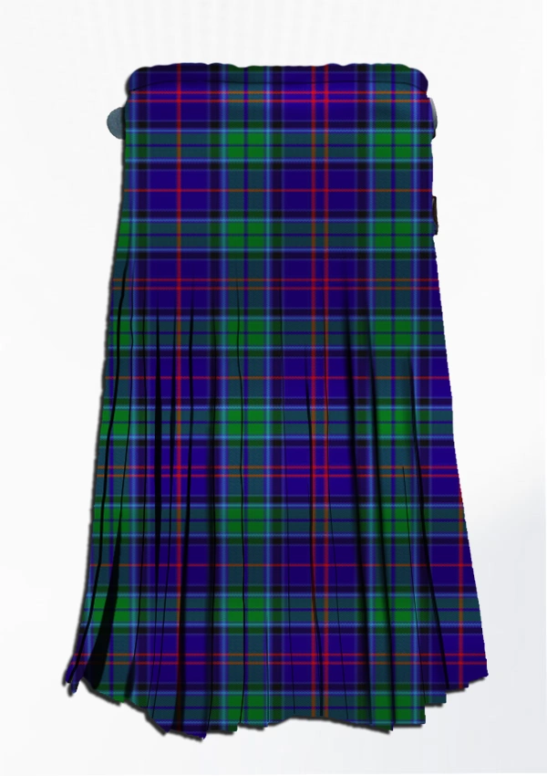 Hand Made Robert Burns Legacy Tartan Kilt Back Hand Made Robert Burns Legacy Tartan Kilt Back