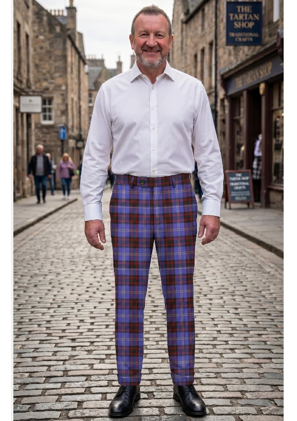 Hand Made Rutherford Tartan Trouser