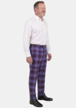 Hand Made Rutherford Tartan Trouser Men Right
