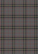 Hand Made Stewart Grey Tartan Fabric