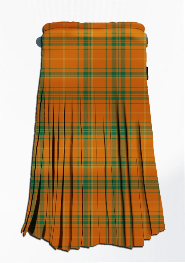 Hand Made Wolfe Tartan Kilt Back Hand Made Wolfe Tartan Kilt Back