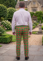 Harper Tartan Trouser Back